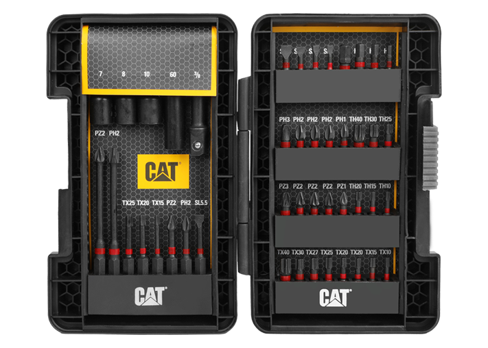 סט מברגות BL 18V אימפקט + מברגה רוטטת DX12K CAT 2X2.0A