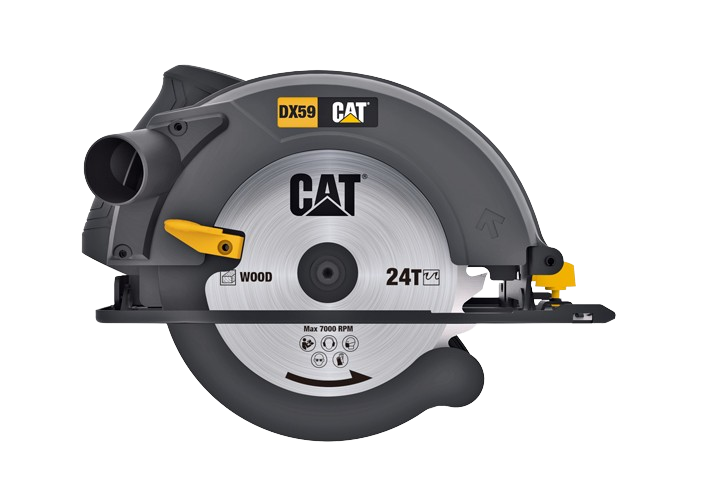 מסור עגול 185מ"מ/"DX59 CAT 1400W 71/4
