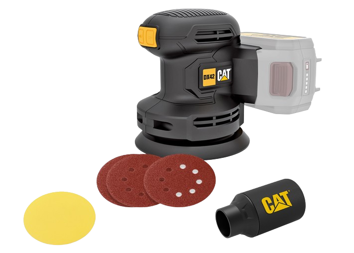 גוף מלטשת אקצנטרית "DX42B CAT 18V 5