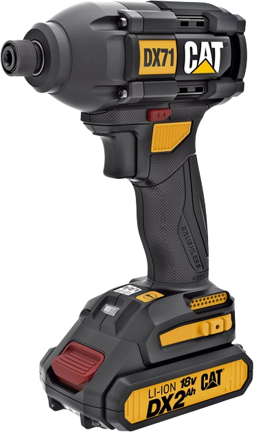 מברגת אימפקט DX71.2 CAT 18V 2X4.0AH BL