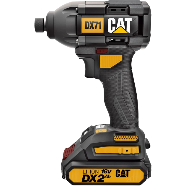 מברגת אימפקט DX71.2 CAT 18V 2X4.0AH BL
