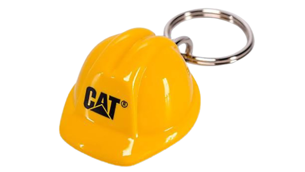 מחזיק מפתחות קסדה צהובה CAT